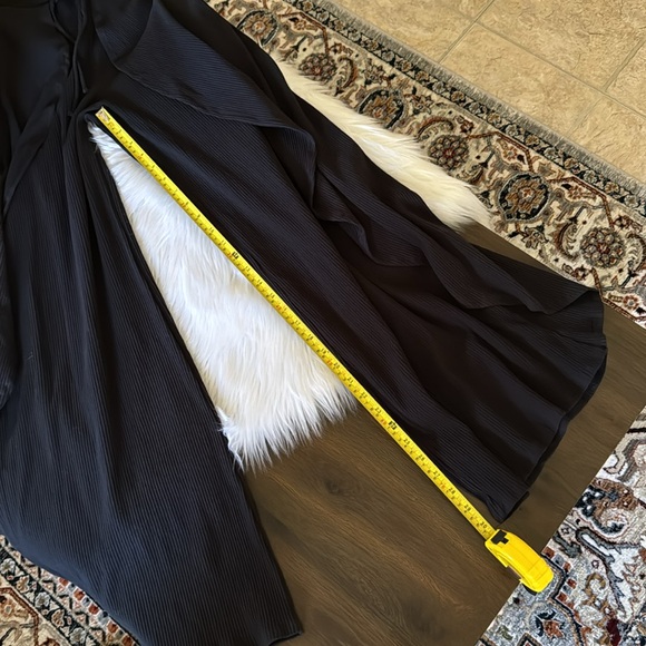 Free People Beach Saturday Night Ribbed Wrap Pants Size M Black - Picture 8 of 10